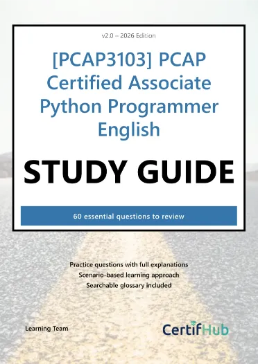 Preview of [PCAP-31-03] PCAP – Certified Associate Python Programmer ...